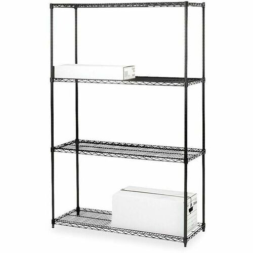 LORELL Lorell LLR70060 4-tier Wire Rack 36x18 in 1000 Lb