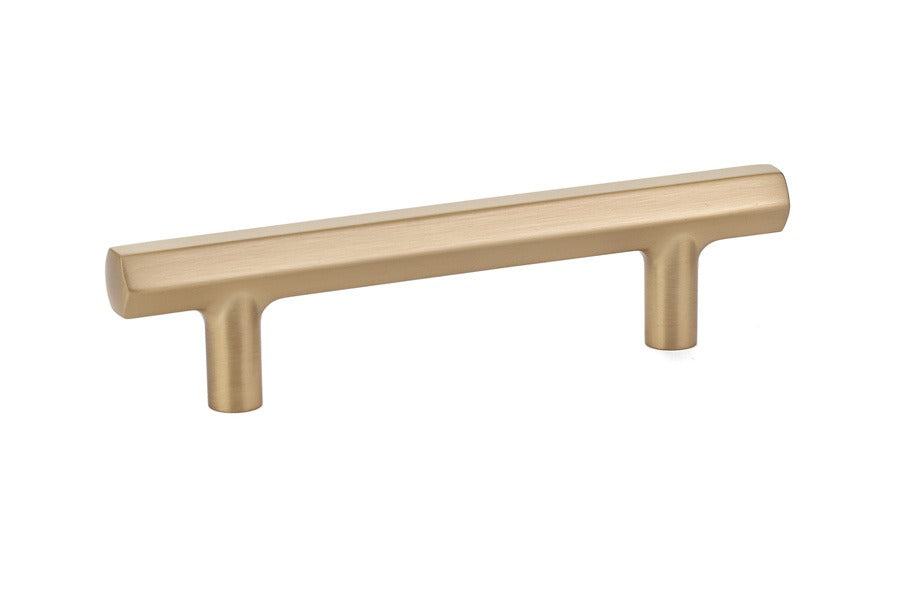 EMTEK Emtek 86459US4 Mod Hex Cabinet Pull Satin Brass