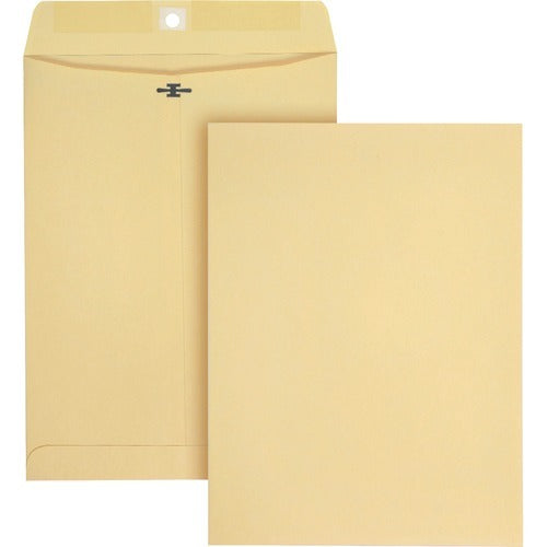 QUALITY PARK Quality Park QUA38490 Clasp Gummed Envelopes 9x12 Box 100