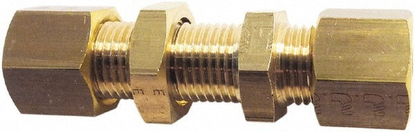 LEGRIS Legris 0116 04 00 Compression Bulkhead Union Brass