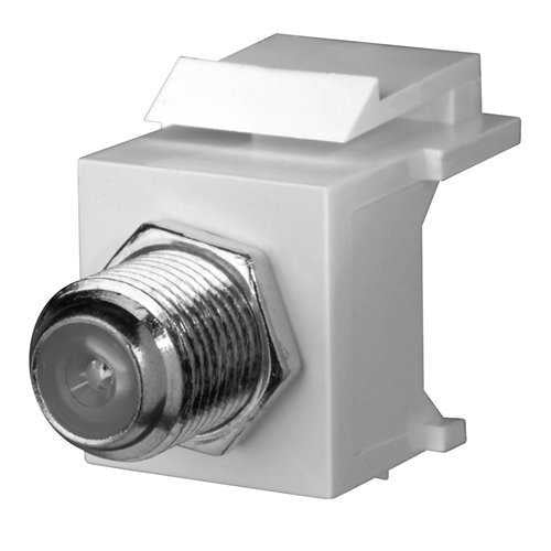 VANCO Vanco 820628 Keystone Insert F81 3 Ghz Nickel White