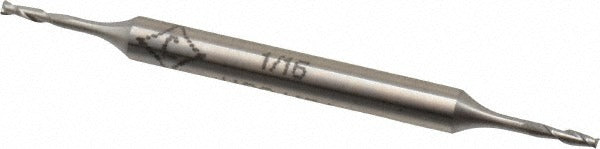 CLEVELAND CONTROLS Cleveland C41070 Square End Mill 1/16 in 2 Flute Hss