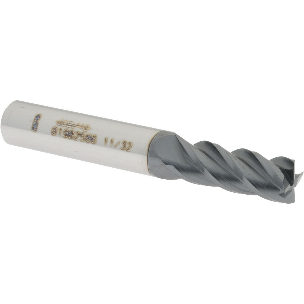 ACCUPRO Accupro 12182522 Square End Mill 11/32 in 4 Flute Carbide