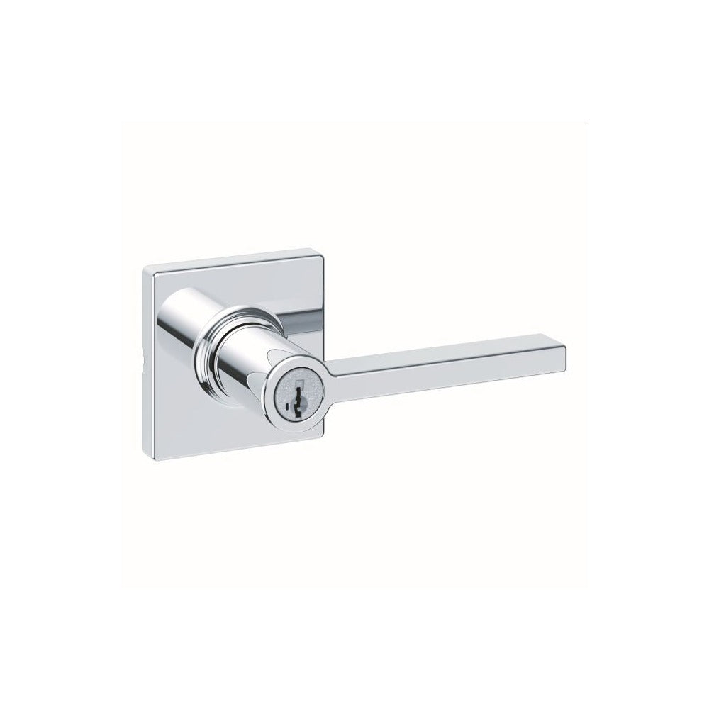 KWIKSET Kwikset 405CSLSQT-26S Casey Lever Entry Lock Bright Chrome