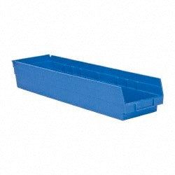 QUANTUM STORAGE SYSTEMS Quantum Storage QSB106BLCS Hopper Shelf Bin Blue 8-pack