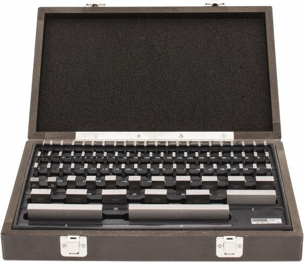 SPIROTHERM Spi 30-910-4 Grade 0 Steel Gage Block Set 81 Piece