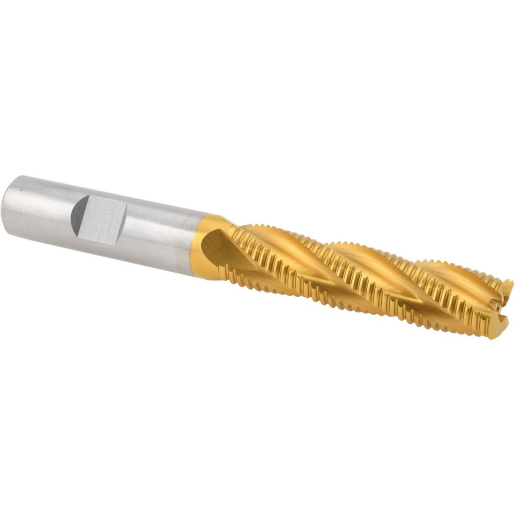 HERTEL Hertel 02477339 Roughing End Mill 1/2 in 4 Flute Cobalt