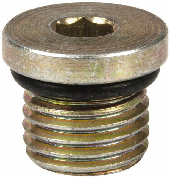 EATON Eaton FF2138-04S Hex Socket Plug 1/4 in Male Thread O-ring