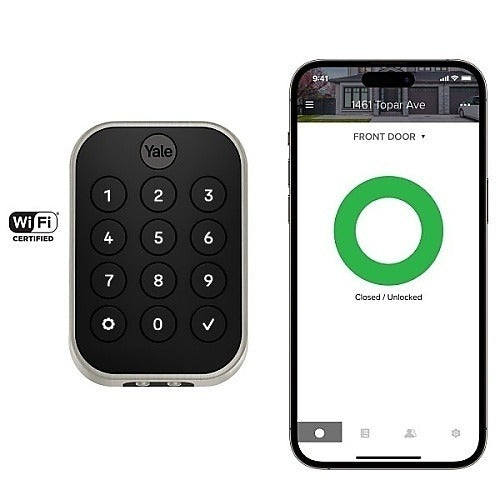 YALE Yale Residential YRD634-WF1-619 Smart Lock Wifi Nickel