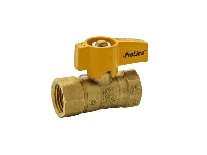 B&K Bk 110-223hn Gas Ball Valve 0.5 Inches Fip Forged Brass