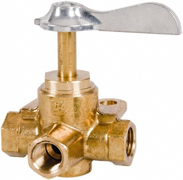 PARKER Parker V406P-4 Brass Drain Cock Shutoff Valve Nptf