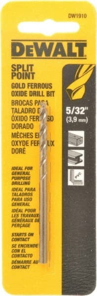 DEWALT Dewalt Accessories DW1910 Split Point Drill Bit 5/32 in