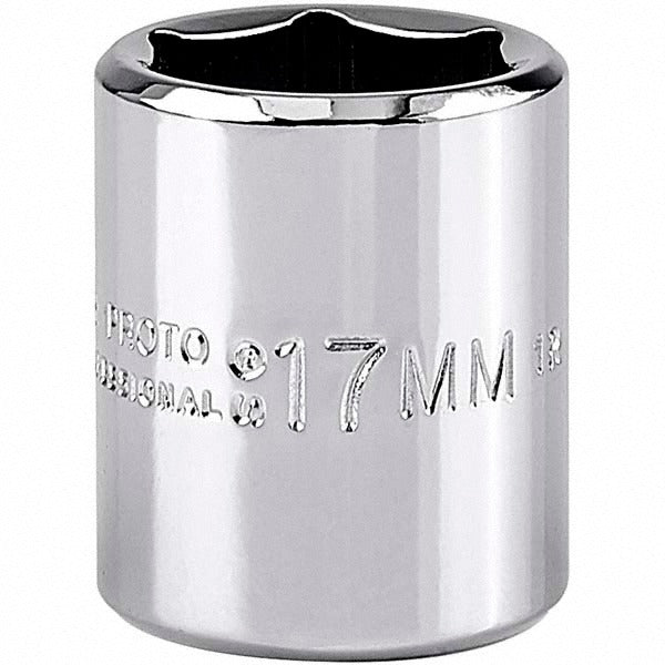 PROTO Proto J5217MH Hand Socket 17mm 3/8 Drive 6-point