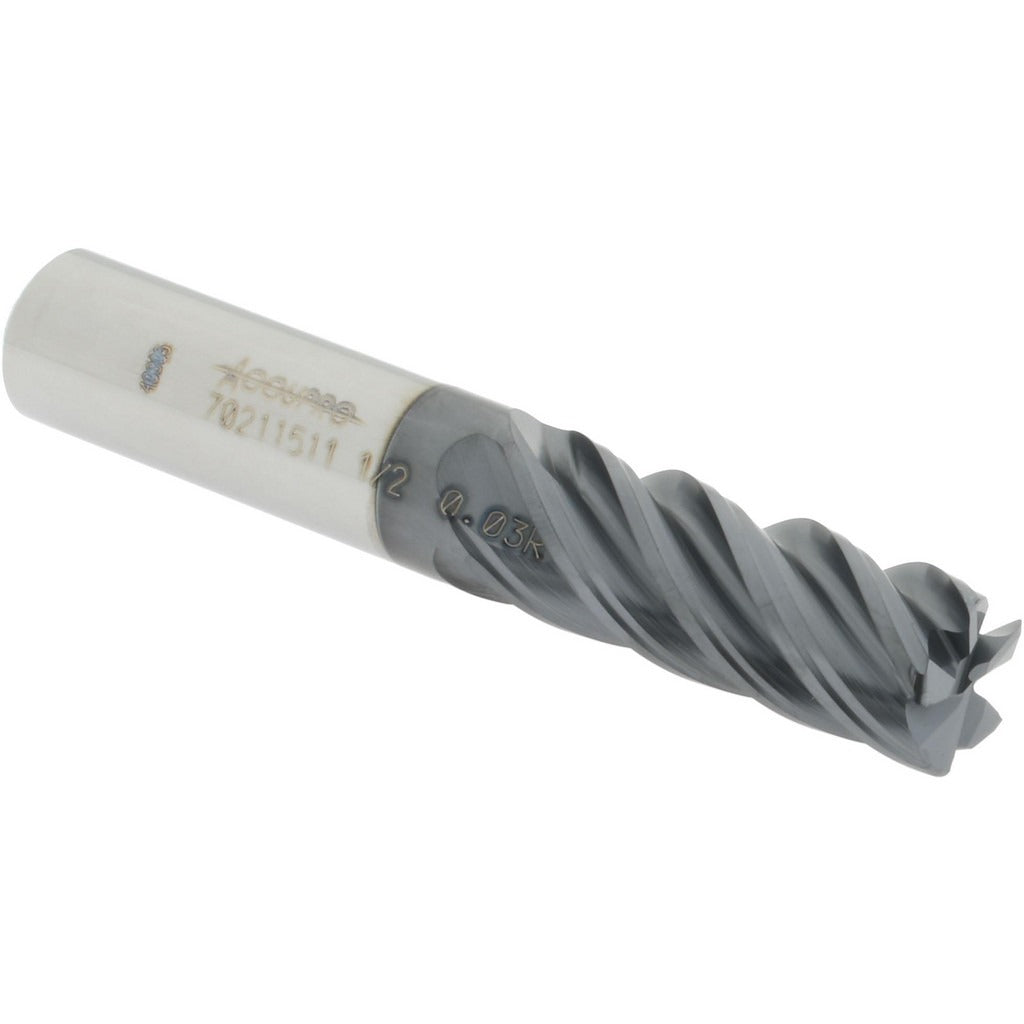 ACCUPRO Accupro 12178671 Corner Radius End Mill 1/2 in 5 Flute Altin