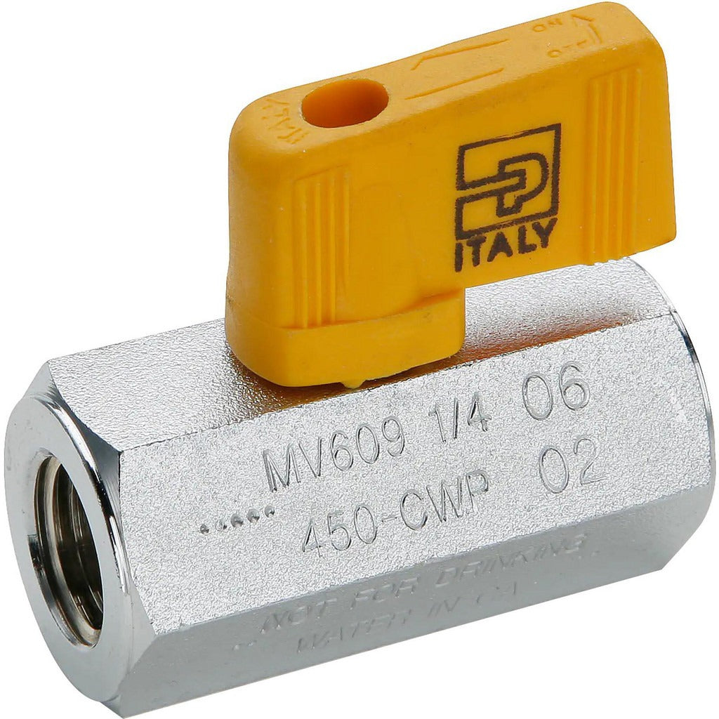 PARKER Parker MV609-6-4 Miniature Ball Valve 3/8x1/4 Fnpt Brass