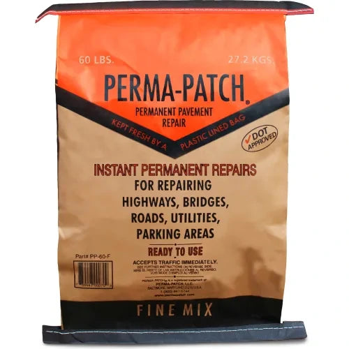 PERMA-PATCH Perma-Patch PP-60-F Fine Mix Pavement Repair Patch 60 lb Bag (PPP60F)