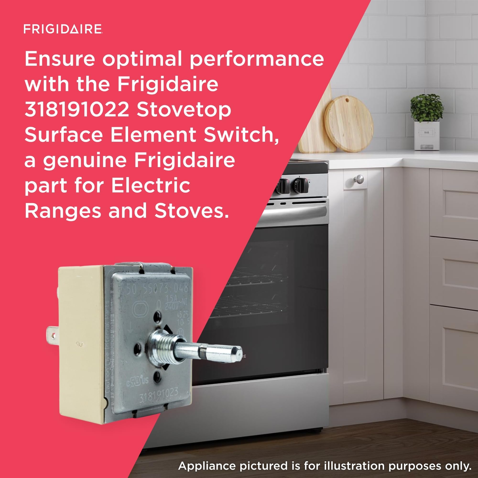 FRIGIDAIRE Frigidaire 318191023 Stovetop Surface Element Switch
