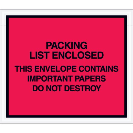BSC PREFERRED Bsc Preferred PL414 Packing List Envelopes 1000 Per Case