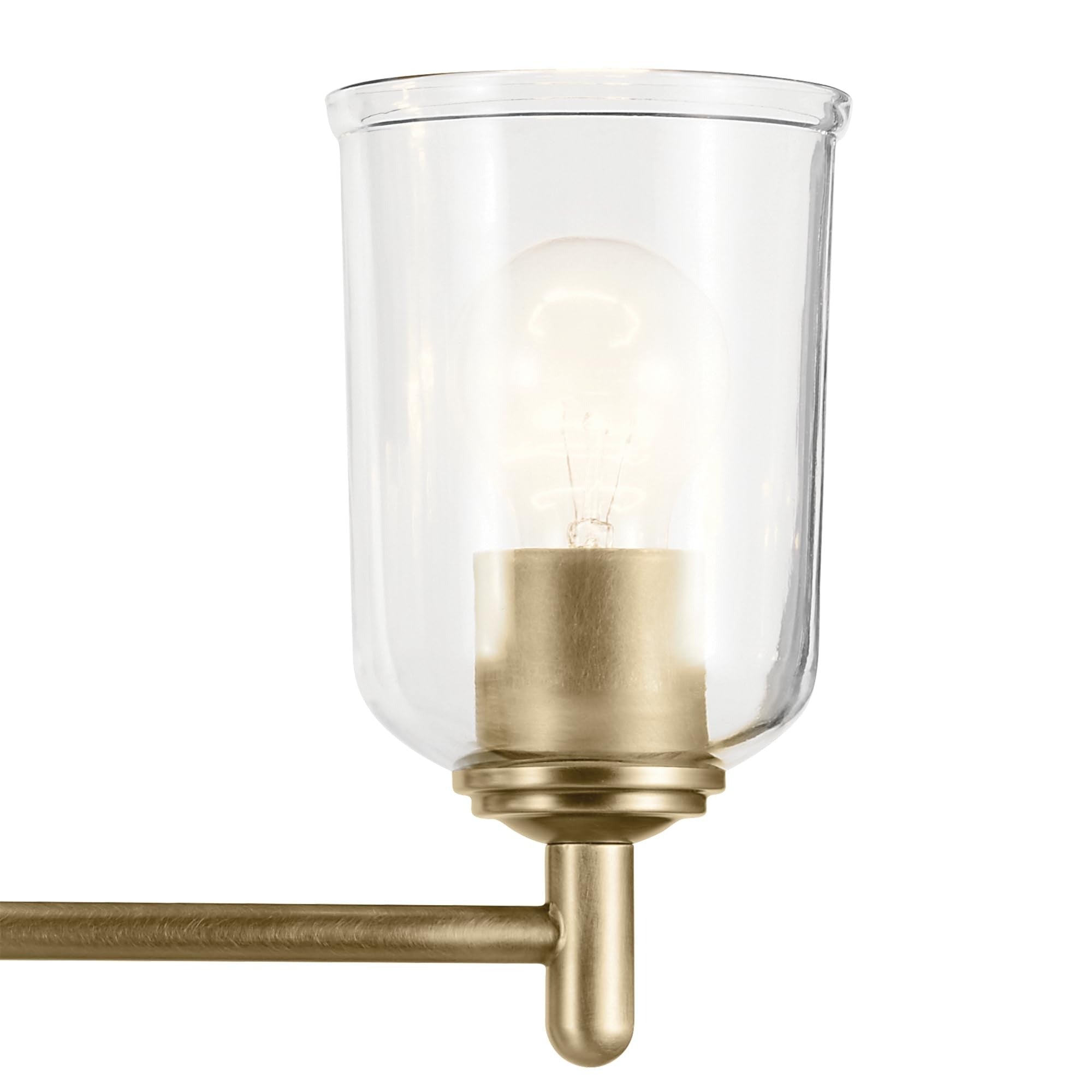 KICHLER Kichler 45574NBRCLR 3-light Vanity Light Natural Brass
