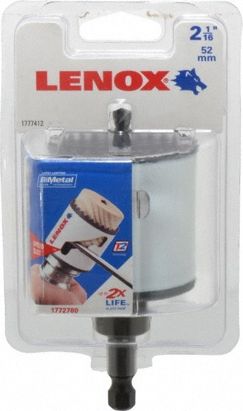 LENOX Lenox 1772780 Bi-metal Hole Saw 2-1/16 in Metal Cutting
