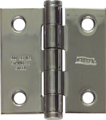 NATIONAL HARDWARE National Mfg N276-964 Ss Square Corner Door Hinge 2x2 in