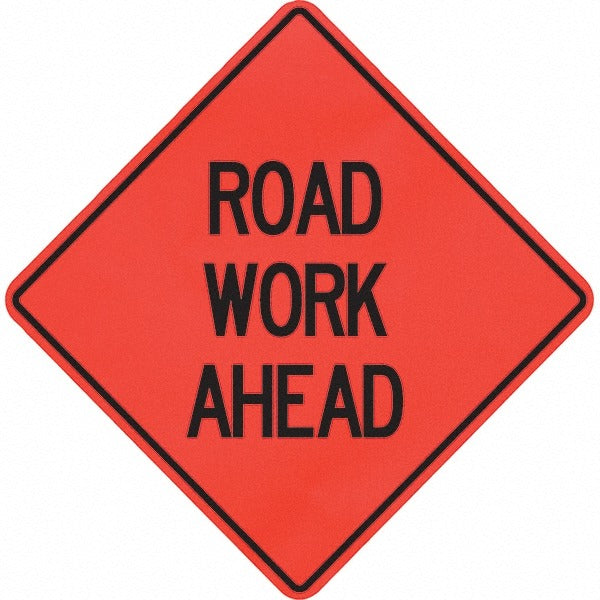 PRO-SAFE Pro-safe 07-800-4007-L Road Work Ahead Traffic Sign 48in