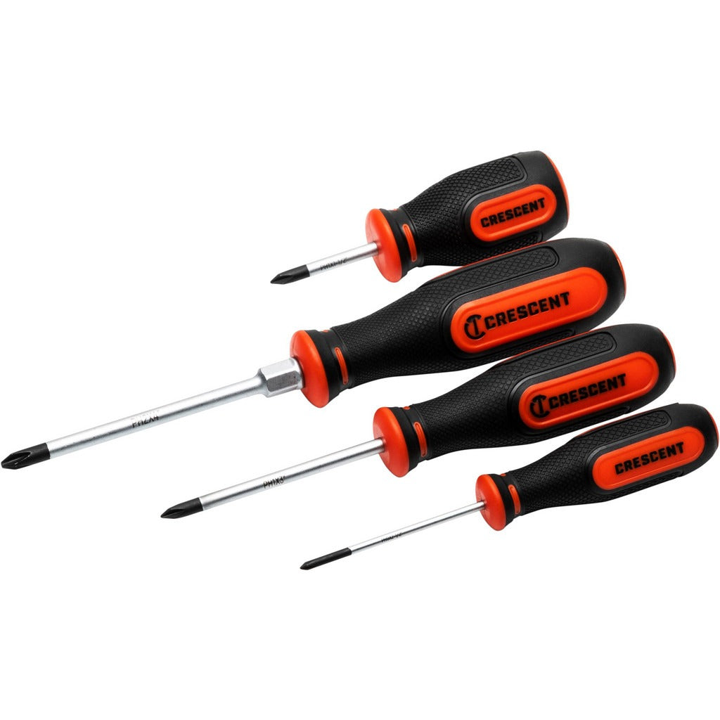 CRESCENT Crescent CPSET4PC Phillips Screwdriver Set 4 Piece