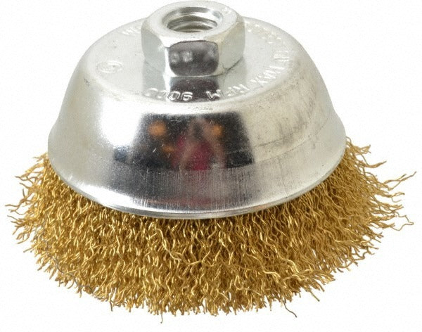VALUE COLLECTION Value Collection 0110058350 Cup Brush 4 in Brass