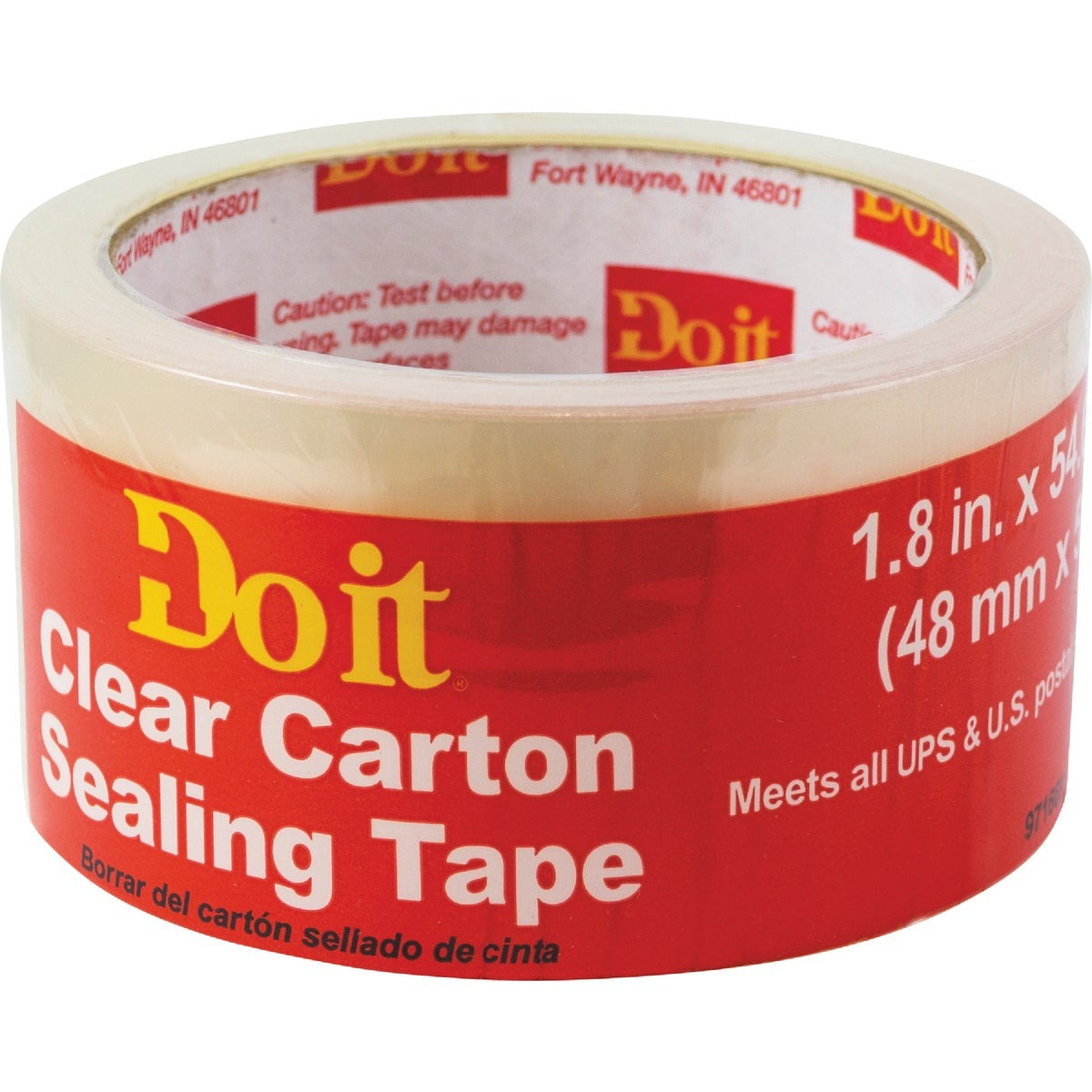 DO IT BEST Do It 82982 Clear Packaging Tape 1.9 in X 55 Yd