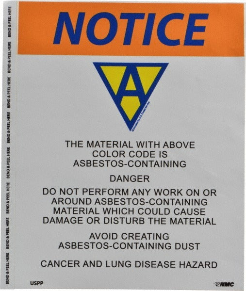 ACCUFORMNMC Accuformnmc USPP Hazardous Materials Safety Sign 8x10