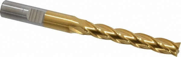 CLEVELAND CONTROLS Cleveland C33442 Square End Mill 5/16 in 4 Flute Hss Tin