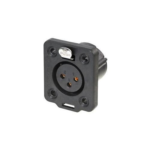 NEUTRIK Neutrik Americas NC3FDX-TOP 3-pin Female Xlr Connector