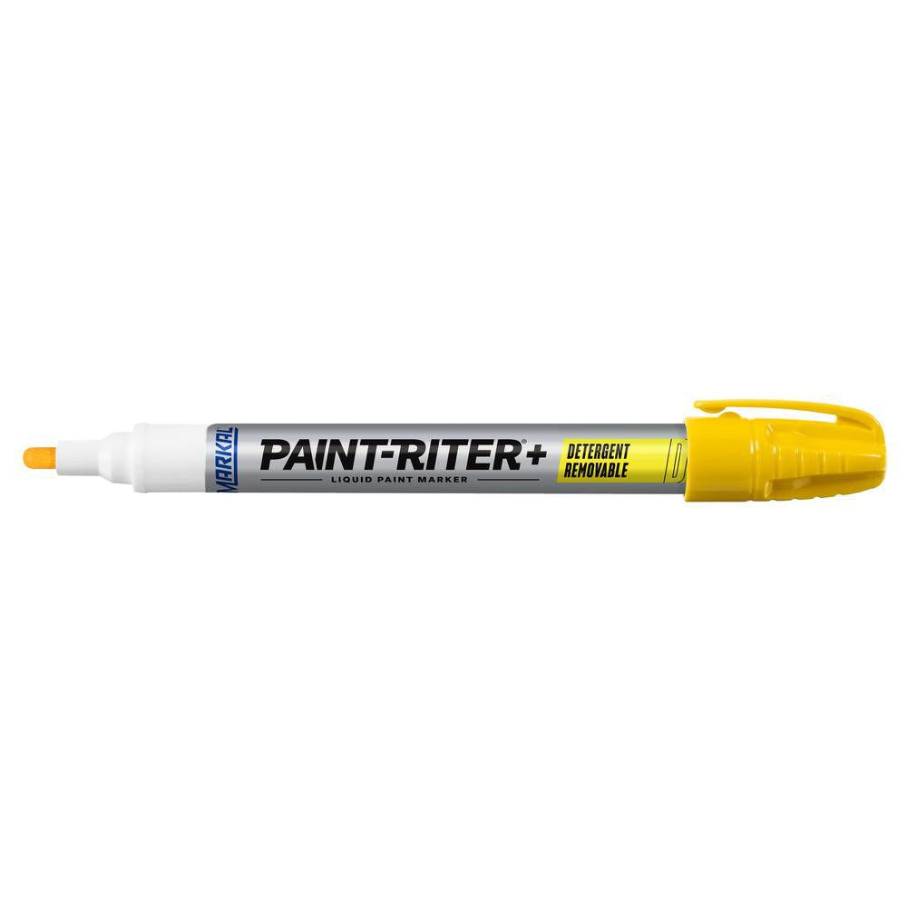 MILWAUKEE Markal 97011 Removable Liquid Paint Marker Yellow