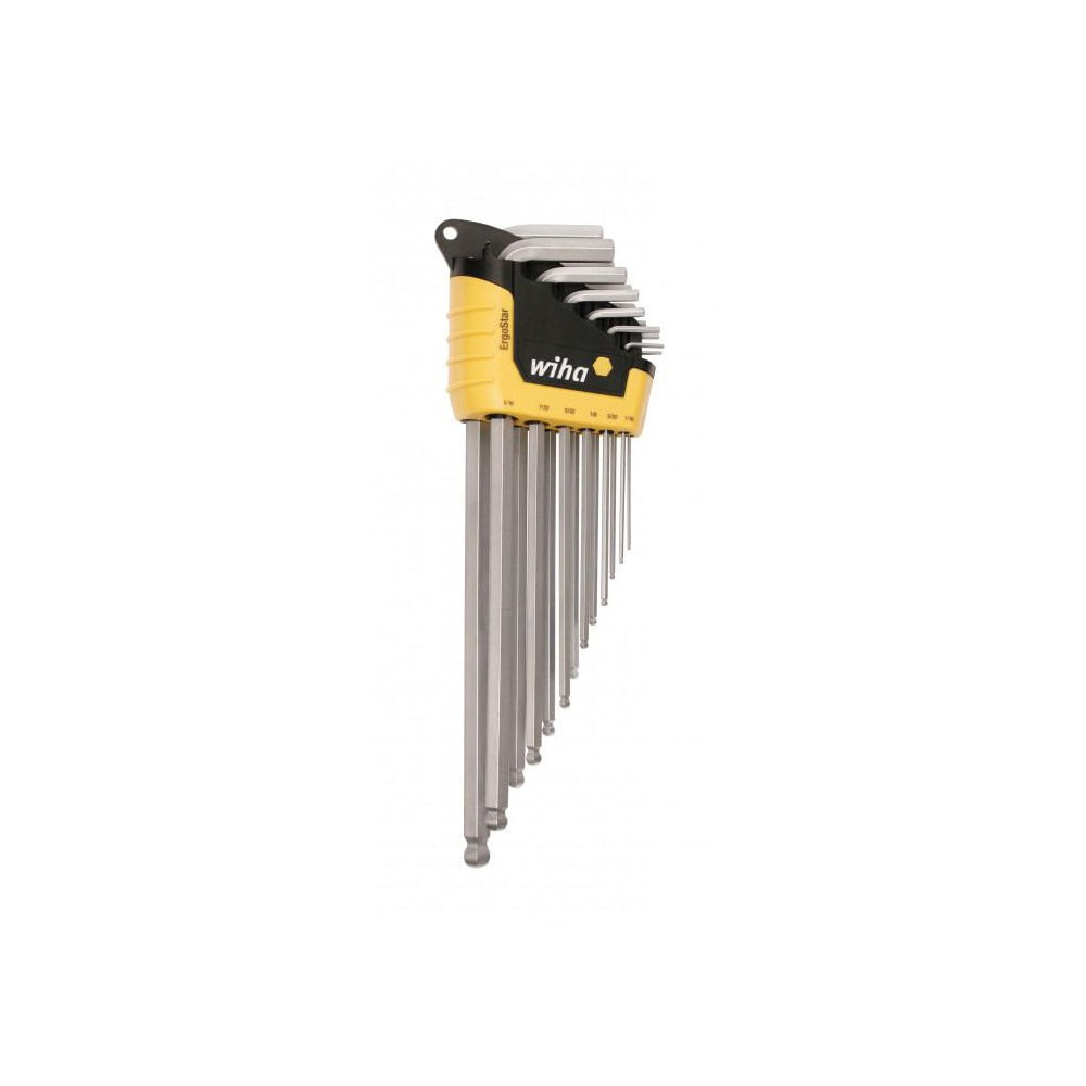 WIHA Wiha 66988 L-key Ball End Hex Key Set 13 Piece Sae