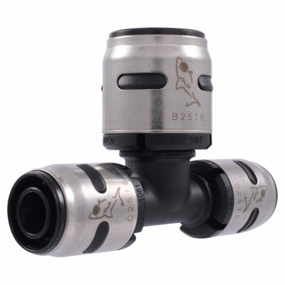 SHARKBITE Sharkbite/cash Acme K408A Evopex Push-to-connect Tee 1/2x1/2x3/4