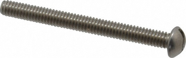 VALUE COLLECTION Value Collection R83924239 8-32 Round Head Slotted Screw Ss 18-8