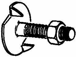 VALUE COLLECTION Value Collection BOECF4100wHex Elevator Bolt 1/4-20 Steel