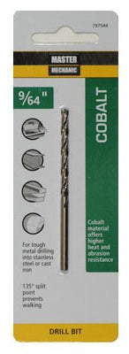 DISSTON CO Disston Company 197544 Cobalt Hss Drill Bit 9/64in 135 Split Point