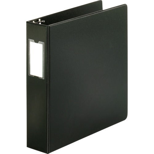BUSINESS SOURCE Business Source BSN28561 2 Inch Round Ring Binder Black