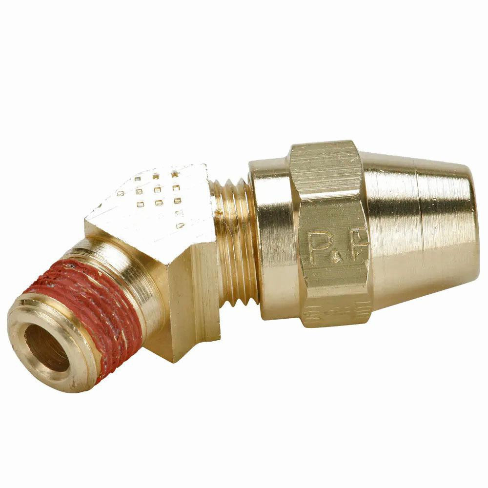 PARKER Parker VS279AB-6-4 Brass Compression Male 45 Elbow