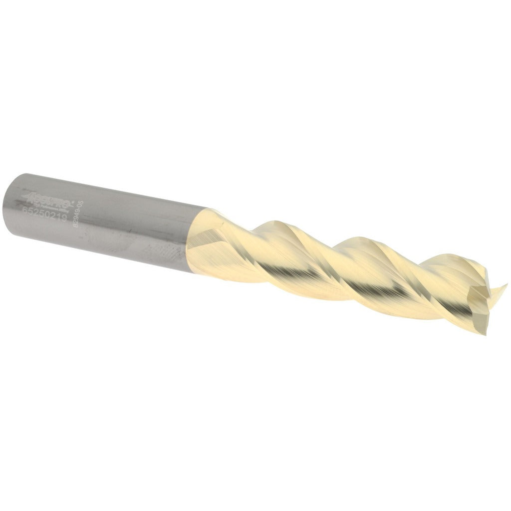 ACCUPRO Accupro 314872 Square End Mill 1/2 in 3 Flute Carbide Zrn