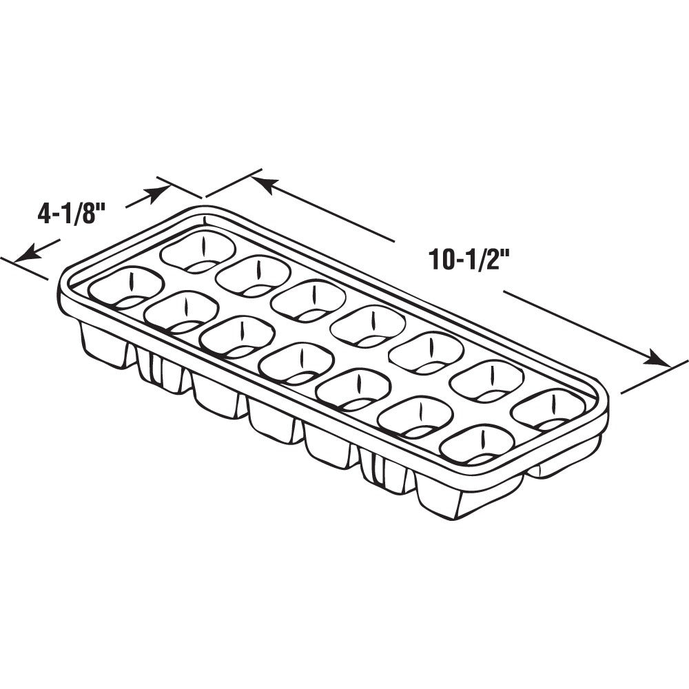 PRIME-LINE Prime-Line MP10513 Standard Plastic Ice Cube Trays Pack of 5 MP10513