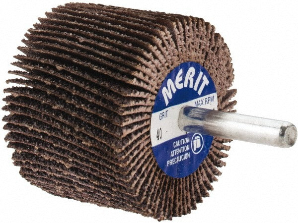 MERIT Merit Abrasives 08834137183 Mounted Flap Wheel 40 Grit