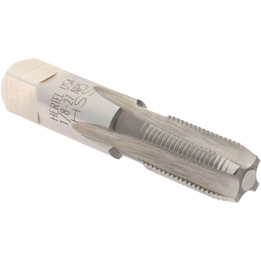 HERTEL Hertel R127164-S Pipe Tap 1/8-27 Nps 4 Flutes Hss