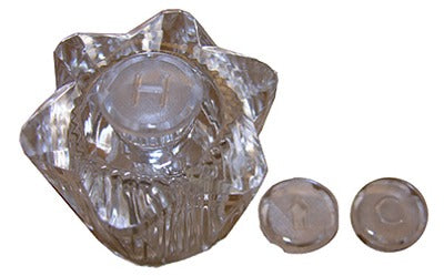 LASCO Larsen Supply HC-139 Clear Old Style Faucet Handle G Broach