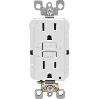 LEVITON Leviton GFNT1-0KW GFCI self-test receptacle 15A (1 Each) R12-GFNT1-0KW