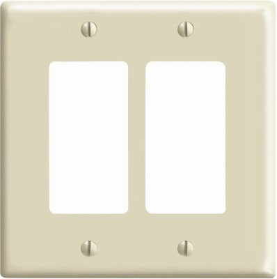 LEVITON Leviton Mfg Co 001-80609-00I 2-gang Gfi Wall Plate 25 Pack