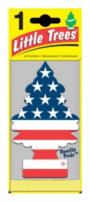 LITTLE TREES Car Freshner Corp U1P-10945 Vanilla Air Freshener 24 Pack