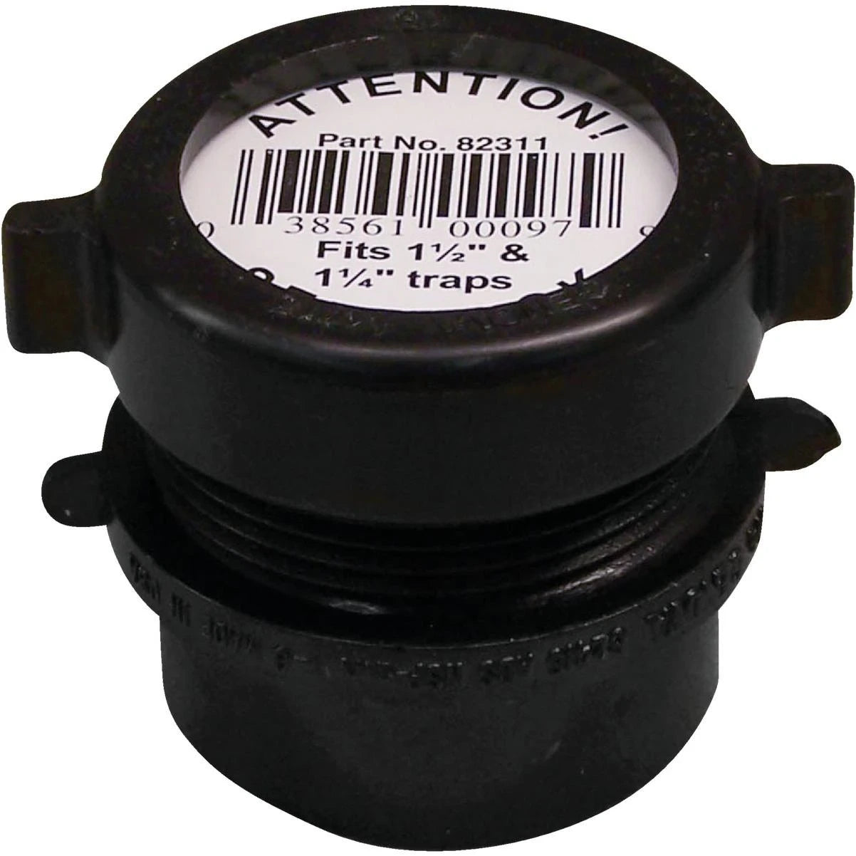 CHARLOTTE PIPE Charlotte Pipe ABS 00103R 0600HA 1-1/2 in. x 1-1/4 in. Spg x Tubular Waste Adapter (1-1/2 in. x 1-1/4 in.)