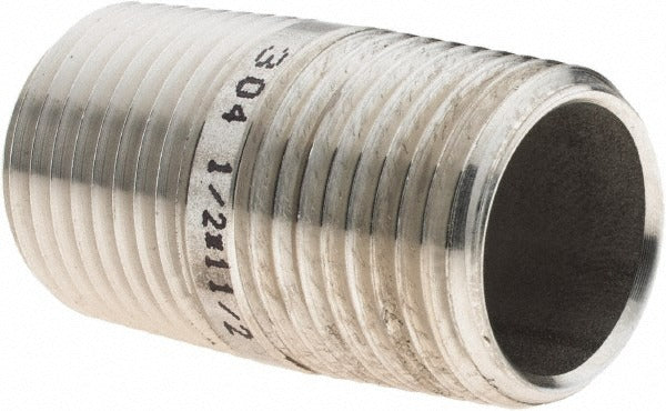 VALUE COLLECTION Value Collection 4BN1/2*11/2 Ss Pipe Nipple 1/2 in Sch 40